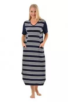 Платье вискозное Дионисия (синее)