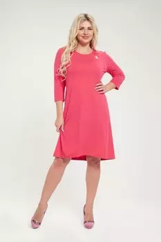 Платье вискозное Хилари (розовое) рр