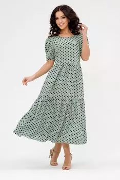 Платье вискозное Исбель (фисташковое)