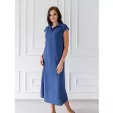 Платье вискозное Энджи (синее)