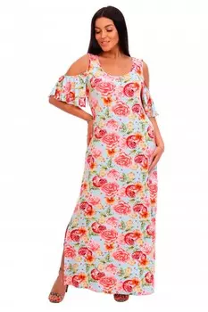 Платье вискозное Крым (гранат) рр