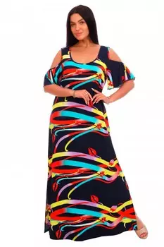 Платье вискозное Крым (красное) рр