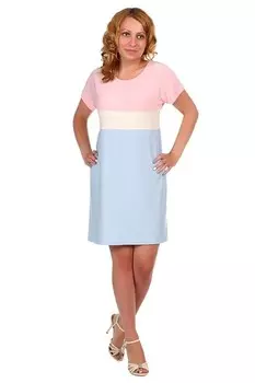 Платье вискозное Лютик (голубое) рр