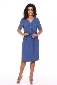 Платье вискозное Маис (индиго) рр