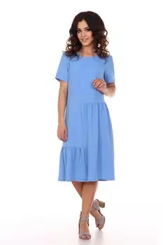 Платье вискозное Мардж (голубое)