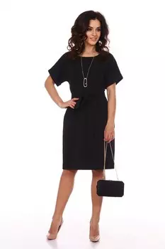 Платье вискозное Мэрил (черное)