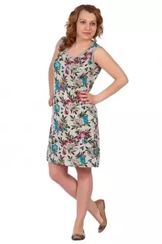 Платье вискозное Мелани (цветы)