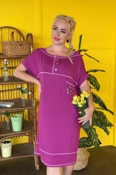 Платье вискозное Ронда (фуксия) рр