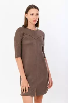 Платье замшевое Анжиолетта (коричневое)