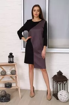 Платье замшевое Росарио (серое)