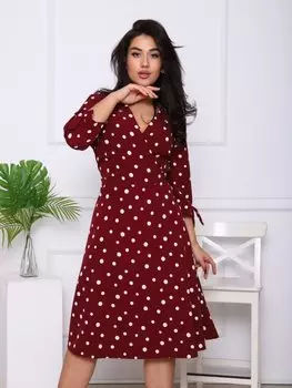 Платье женское Кирсти (бордовое) зк