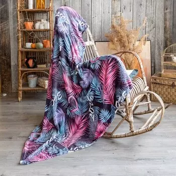 Плед из велсофта евро Борнео