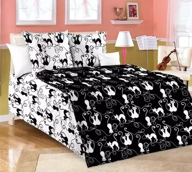 Пододеяльник из бязи 2-спальный Котофей эконом зк