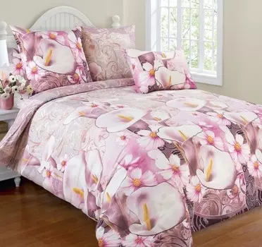 Пододеяльник из бязи евро Амалия