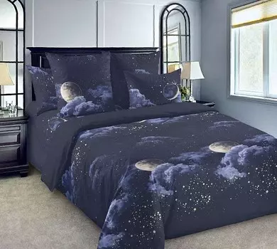 Пододеяльник из бязи евро Новолуние эконом зк