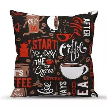 Подушка декоративная 40x40 Бодрость