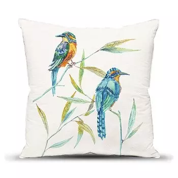 Подушка декоративная 40x40 Дивные птицы