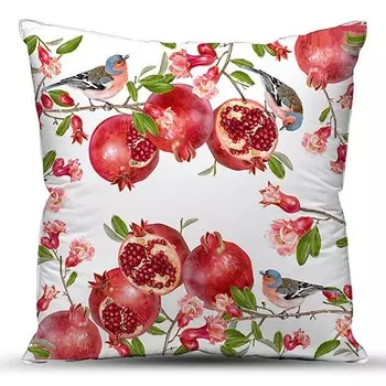 Подушка декоративная 40x40 Гранат