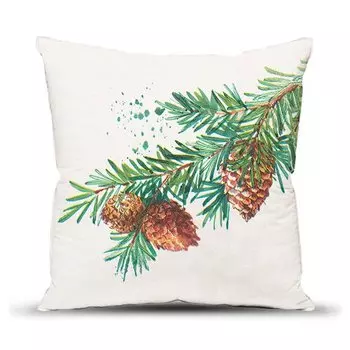 Подушка декоративная 40x40 Хвоя