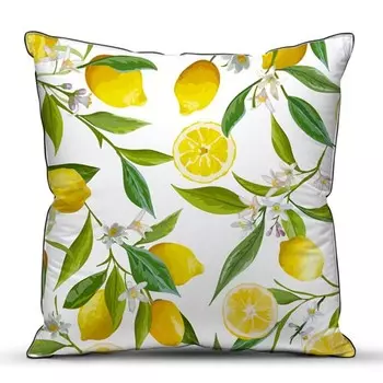 Подушка декоративная 40x40 Лимоны