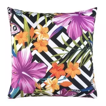 Подушка декоративная 40x40 Тропические цветы