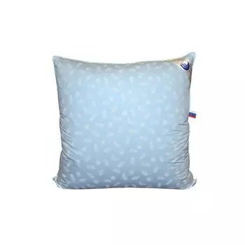 Подушка полупух 50x70 с чехлом из тика