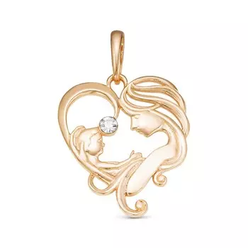 Подвеска бижутерия Счастье (золочение) зк