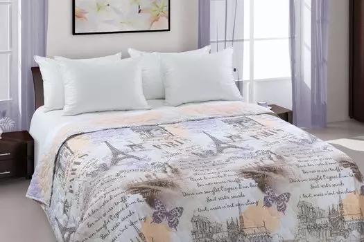 Покрывало стеганое из перкаля 180x210 Вояж