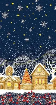 Полотенце из рогожки 40x75 Полночь зк