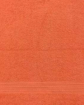 Полотенце махровое 100x180 Симфония (оранжевое) зк