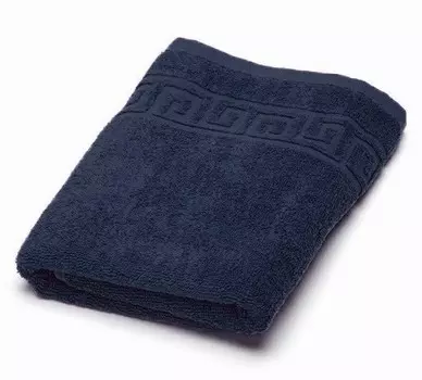 Полотенце махровое 50x90 Ашхабад (темно-синее) зк