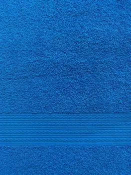 Полотенце махровое 50x90 Симфония (синее) зк2