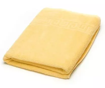 Полотенце махровое 70x140 Ашхабад (желтое) зк2