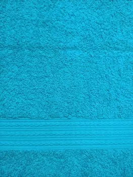 Полотенце махровое 70x140 Симфония (бирюзовое) зк2