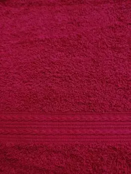 Полотенце махровое 70x140 Симфония (красное) зк