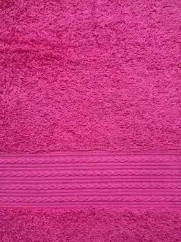 Полотенце махровое 70x140 Симфония (малиновое) зк