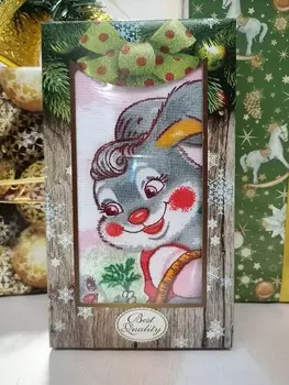 Полотенце шоколадка 25x50 Урожай зк