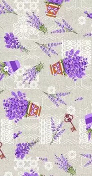 Полотенце вафельное 40x75 Лаванда зк