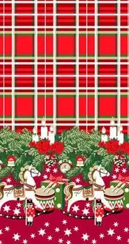 Полотенце вафельное 40x75 Рождественский уют зк