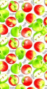 Полотенце вафельное 40x75 Яблоки зк