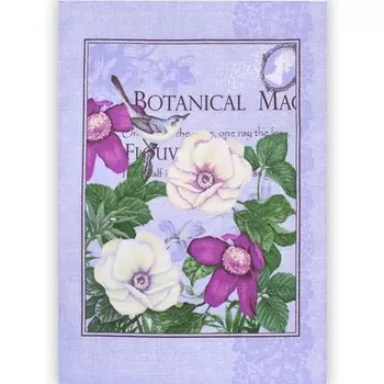 Полотенце вафельное 45x60 Флер (птица) зк