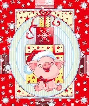 Полотенце вафельное 50x60 Чудо-подарок