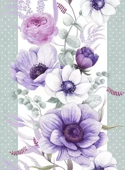 Полотенце вафельное 50x63 Букет зк