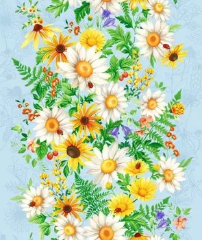 Полотенце вафельное 50x63 Соцветие зк