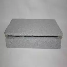 Простынь на резинке трикотажная 160x200 (серая)