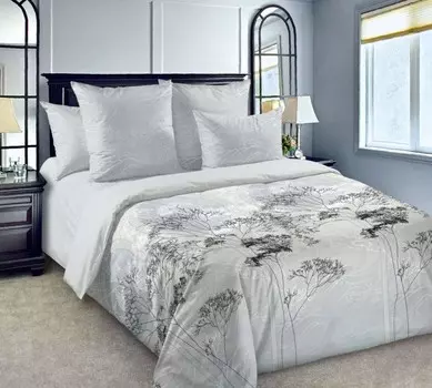 Простыня из перкаля евро Каллиграфия эконом зк