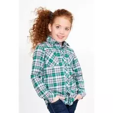 Рубашка детская Пэм (зеленая)