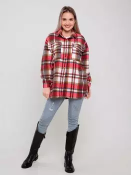 Рубашка фланелевая Зели (красная)