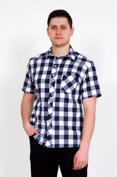 Рубашка мужская Армандо (синяя) рр