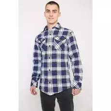 Рубашка мужская Олег (синяя)